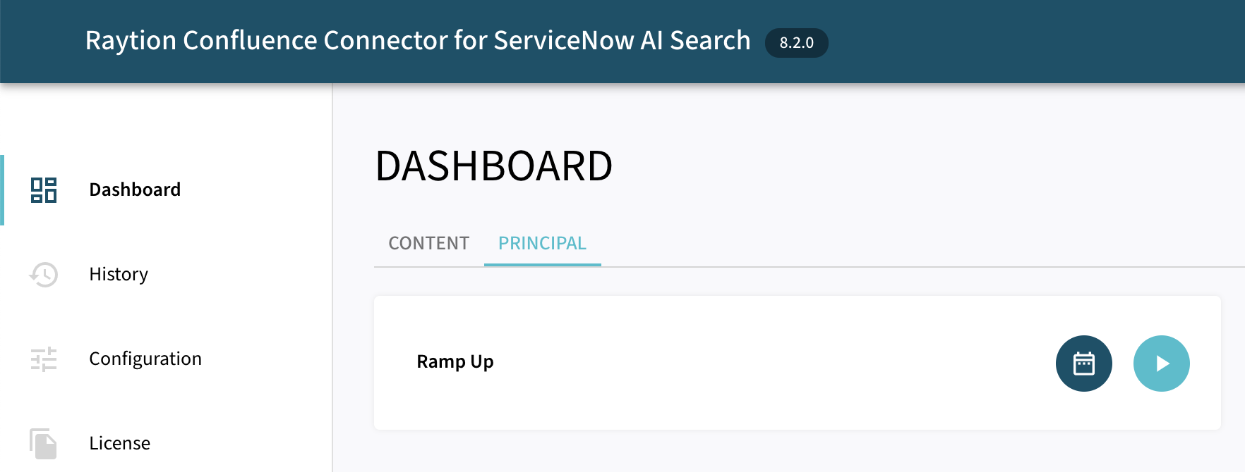 dashboard principal
