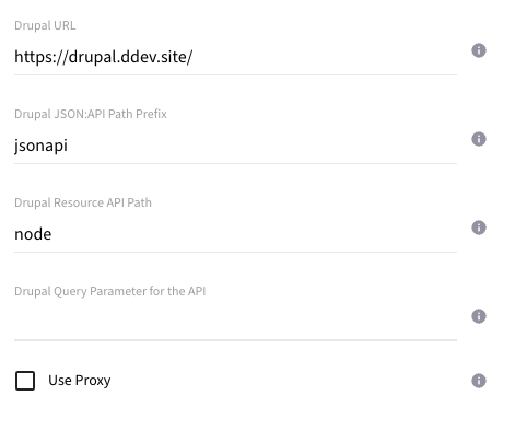 Drupal Instance Authentication Configuration