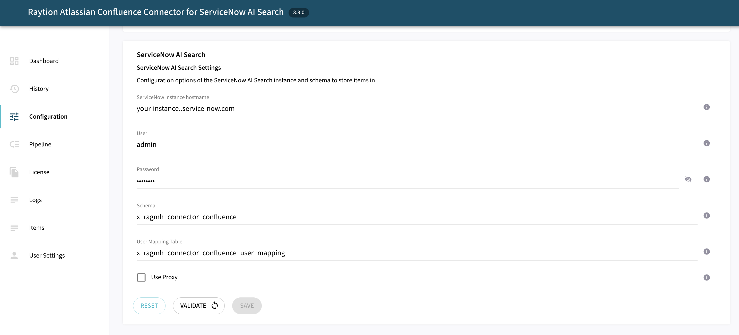 config basic servicenow
