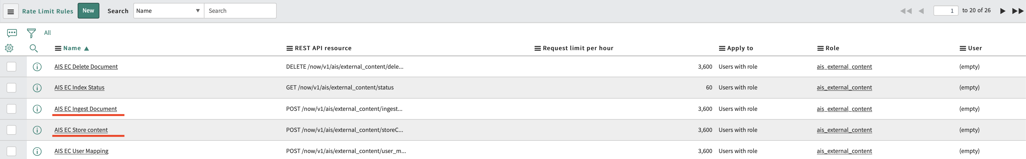 AI Search Rate Limiting