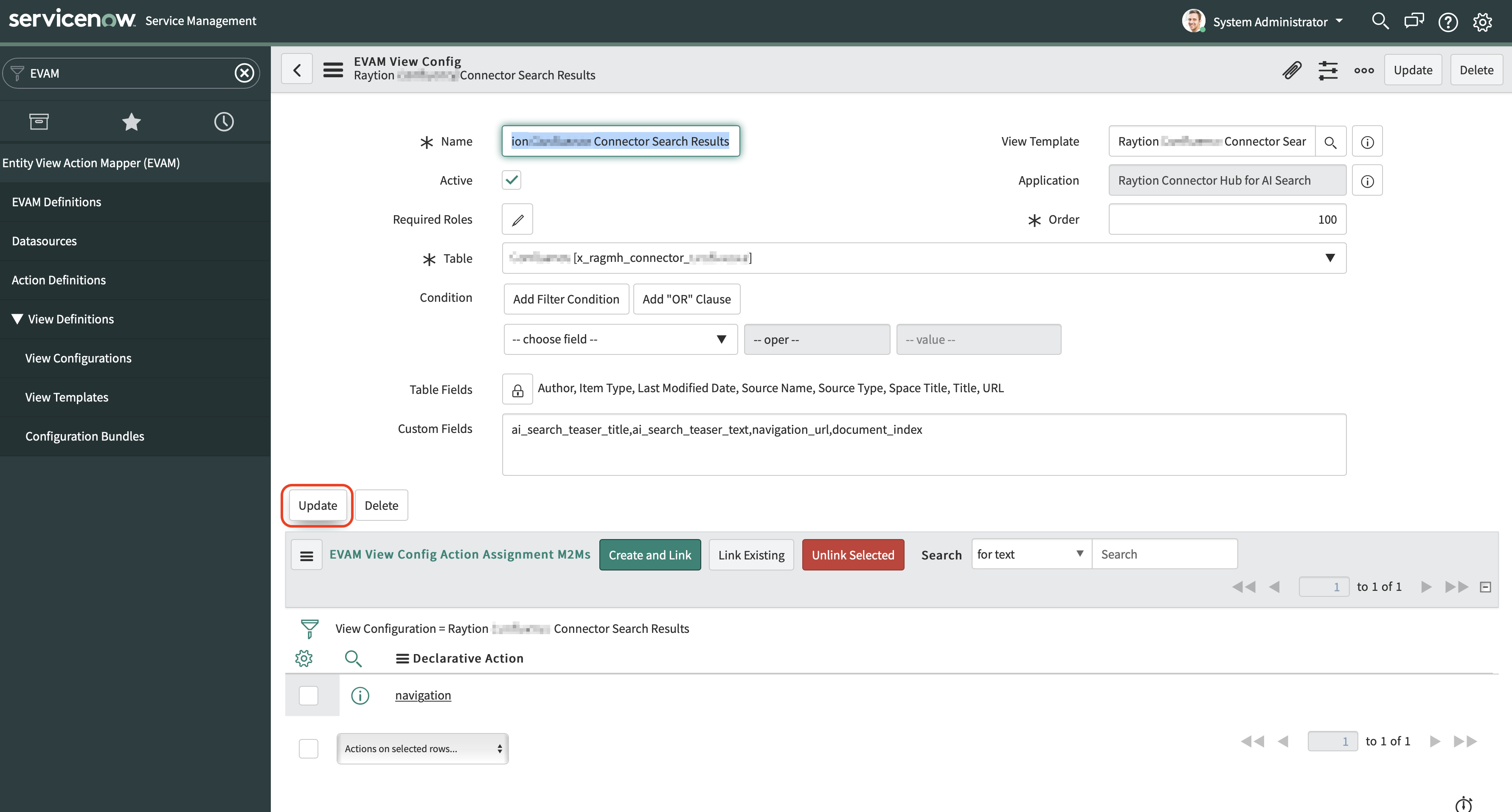 Update Confluence View Configuration